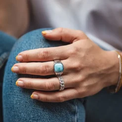 IX Studios smykker IX Studios Crunchy Curb ring DMN0309RHHA| Herresmykker|Ringe