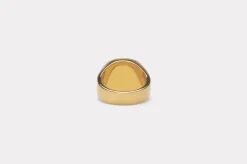 IX Studios smykker IX Studios Cushion Signet ring Green Marble DMN0282GDGRMA| Herresmykker|Ringe