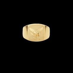 IX Studios smykker IX Studios Eagle Signet ring DMN0303GD| Herresmykker|Forgyldte Sølvsmykker