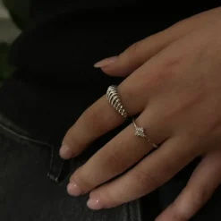 Izabel Camille smykker Izabel Camille Angelina ring A4192SWS-WHITE| Sølvsmykker|Ringe