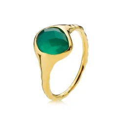 Izabel Camille smykker Izabel Camille Athena ring A4194GS-GREEN| Forgyldte Sølvsmykker|Ringe