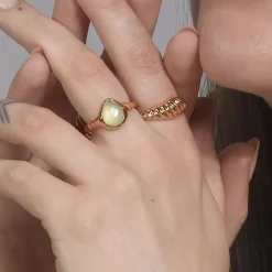 Izabel Camille smykker Izabel Camille Julia ring A4191GS| Forgyldte Sølvsmykker|Ringe