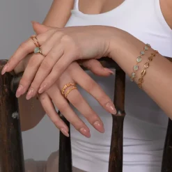 Izabel Camille smykker Izabel Camille Rosalina ring A4183GS| Forgyldte Sølvsmykker|Ringe
