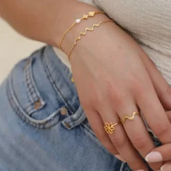 Izabel Camille smykker Izabel Camille Vilma armbånd A3152GS| Forgyldte Sølvsmykker|Armbånd