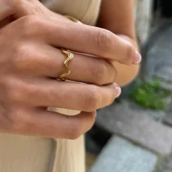 Izabel Camille smykker Izabel Camille Vilma ring A4205GS| Forgyldte Sølvsmykker|Ringe