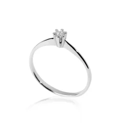 Jan Jørgensen smykker Jan Jørgensen Brillanz diamantring hvidguld 0,05 ct| Guldsmykker|Diamantringe