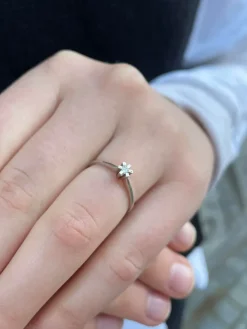 Jan Jørgensen smykker Jan Jørgensen Brillanz diamantring hvidguld 0,05 ct| Guldsmykker|Diamantringe