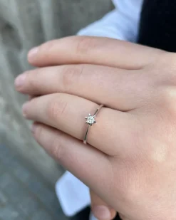 Jan Jørgensen smykker Jan Jørgensen Brillanz diamantring hvidguld 0,10 ct| Guldsmykker|Diamantringe