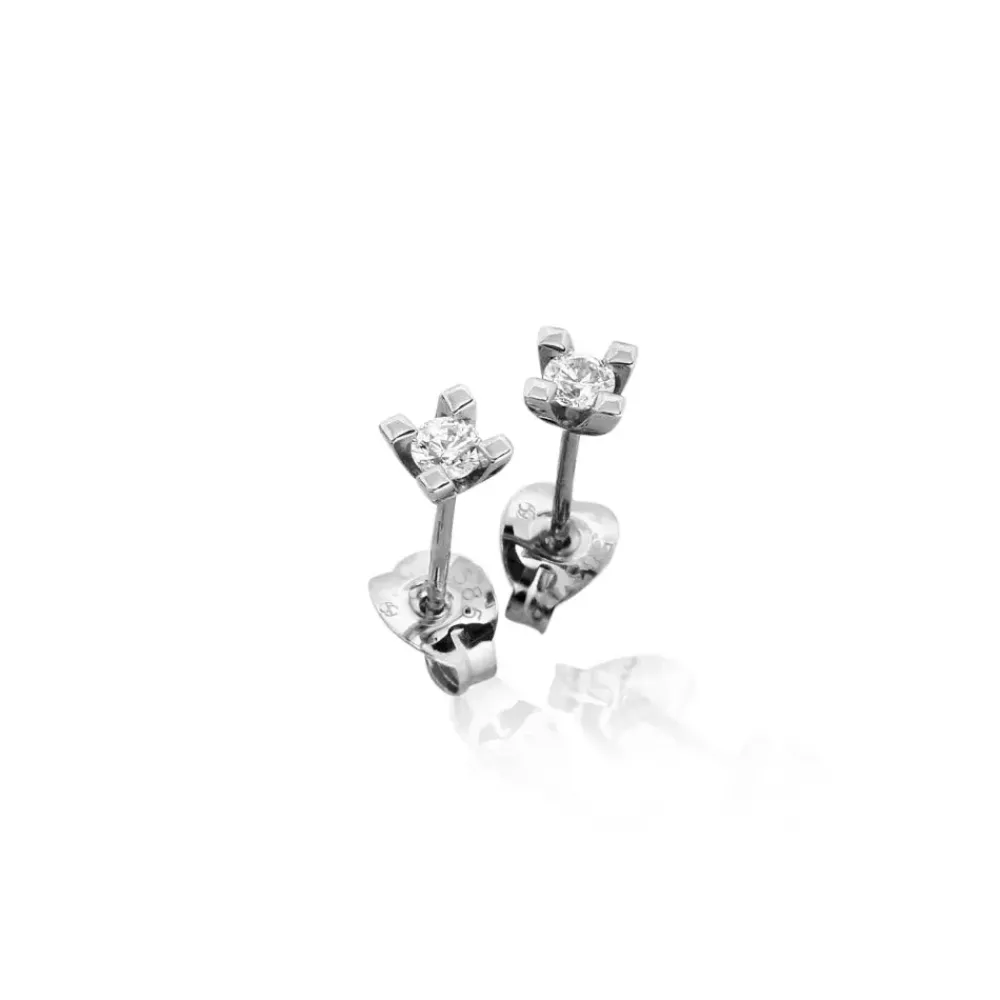 Jan Jørgensen smykker Jan Jørgensen Jewelz diamant øreringe hvidguld 0,10ct| Guldsmykker|Øreringe