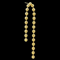 Jane Kønig smykker Jane Kønig Atomic Double Chain ørering ADCS-SS24-G| Forgyldte Sølvsmykker|Øreringe