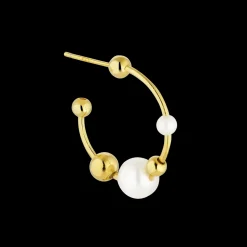 Jane Kønig smykker Jane Kønig Atomic Pearl ørering APH-SS24-G| Øreringe|Forgyldte Sølvsmykker