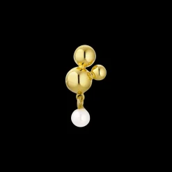 Jane Kønig smykker Jane Kønig Atomic Pearl ørering ASWPP-SS24-G| Øreringe|Forgyldte Sølvsmykker