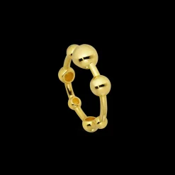 Jane Kønig smykker Jane Kønig Big Atomic ring BAR-SS24-G| Forgyldte Sølvsmykker|Ringe