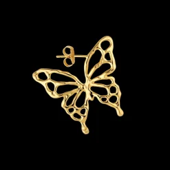 Jane Kønig smykker Jane Kønig Butterfly ørering BE-HS23-G| Øreringe|Forgyldte Sølvsmykker