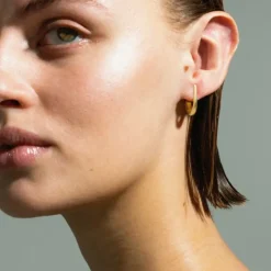Jane Kønig smykker Jane Kønig Orbis Drop ørering ODS-SS25-G| Forgyldte Sølvsmykker|Øreringe