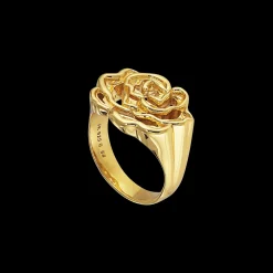 Jane Kønig smykker Jane Kønig Rosie Signet ring RSR-HOL23-G| Ringe|Forgyldte Sølvsmykker