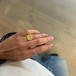 Jane Kønig smykker Jane Kønig Rosie Signet ring RSR-HOL23-S| Ringe|Sølvsmykker