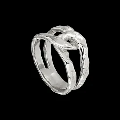 Jane Kønig smykker Jane Kønig Space Twist ring STR-AW23-S| Ringe|Sølvsmykker