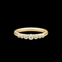 Julie Sandlau smykker Julie Sandlau Finesse ring RI149 GD CZ| Ringe|Forgyldte Sølvsmykker