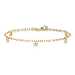 Julie Sandlau smykker Julie Sandlau Grace armbånd BR336 GD CZ| Forgyldte Sølvsmykker|Armbånd
