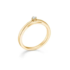 Mads Z smykker Mads Z Crown ring 0,04ct 1541604| Guldsmykker|Ringe