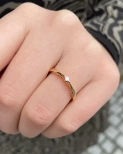 Mads Z smykker Mads Z Crown ring 0,04ct 1541604| Guldsmykker|Ringe