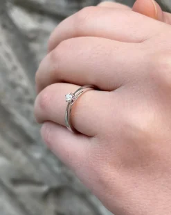 Mads Z smykker Mads Z Crown ring 0,09ct 1641609| Guldsmykker|Ringe