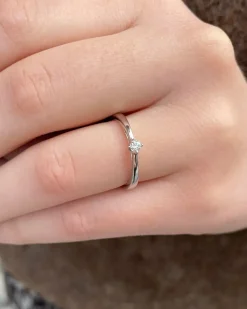 Mads Z smykker Mads Z Crown ring 0,09ct 1641609| Guldsmykker|Ringe