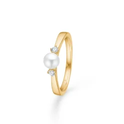 Mads Z smykker Mads Z Crown Trinity Pearl ring 1543708| Guldsmykker|Ringe