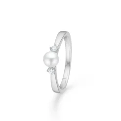 Mads Z smykker Mads Z Crown Trinity Pearl ring 1643708| Guldsmykker|Ringe