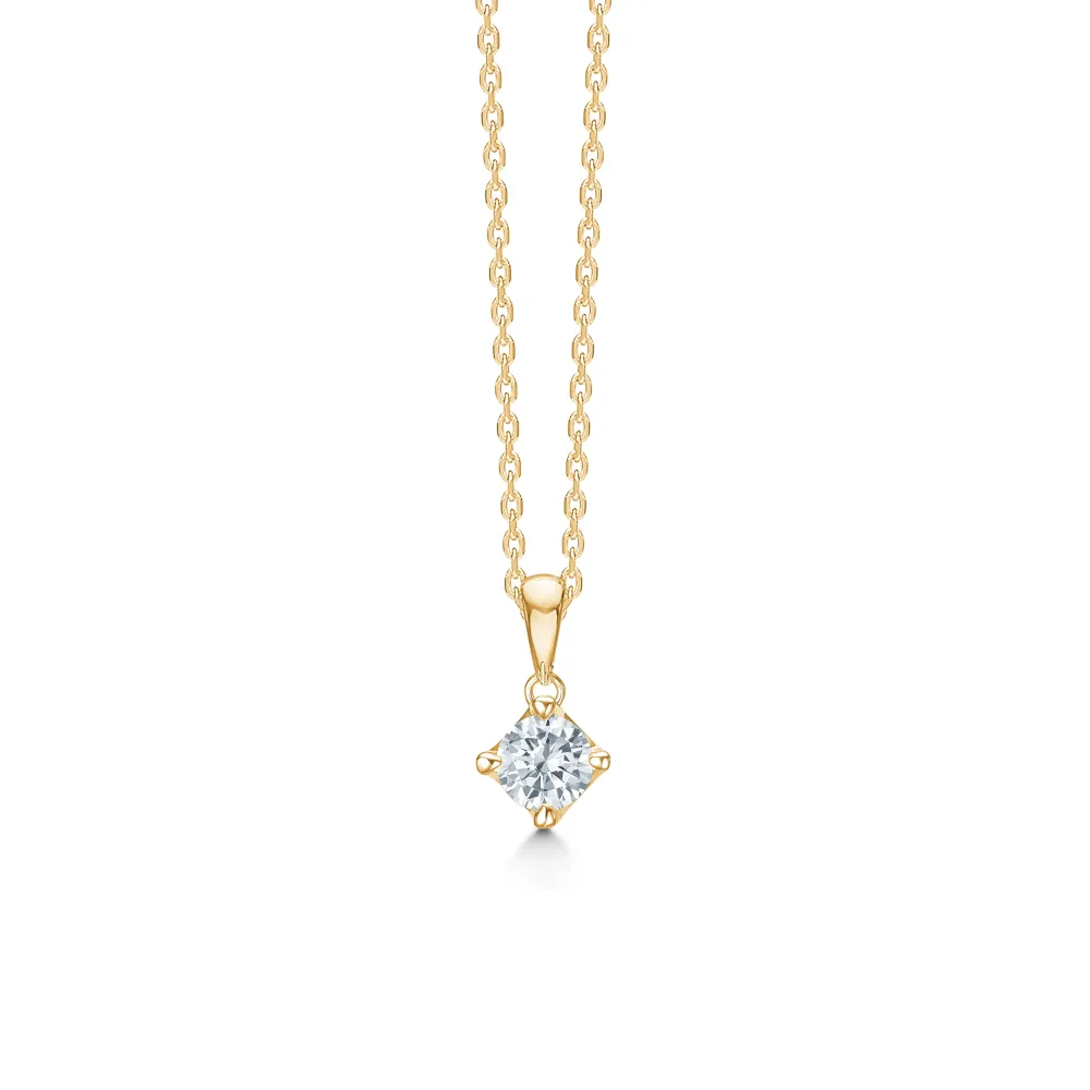 Mads Z smykker Mads Z Crown vedhæng 0,34ct 1531634| Guldsmykker|Vedhæng