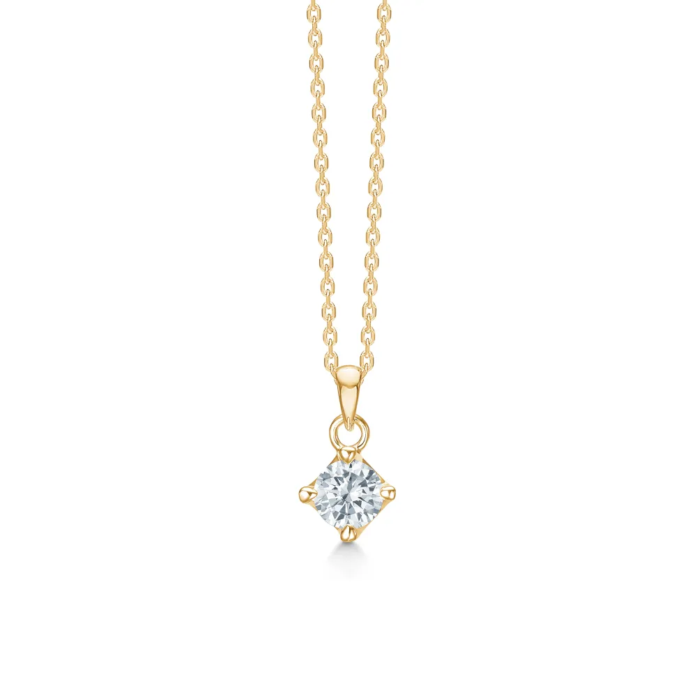 Mads Z smykker Mads Z Crown vedhæng 0,50ct 1531650| Guldsmykker|Vedhæng