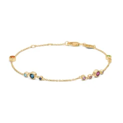 Mads Z smykker Mads Z Luxury Rainbow armbånd 1554062| Guldsmykker|Armbånd