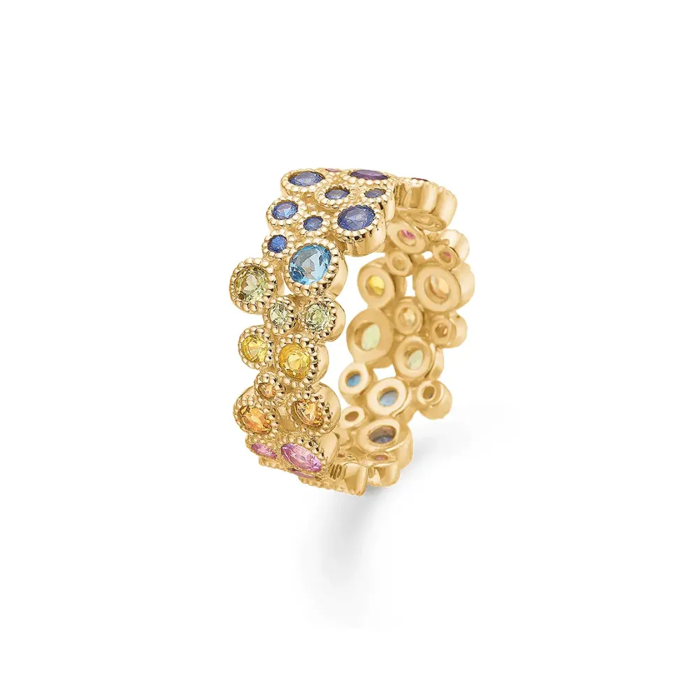 Mads Z smykker Mads Z Luxury Rainbow ring 1544063| Guldsmykker|Ringe