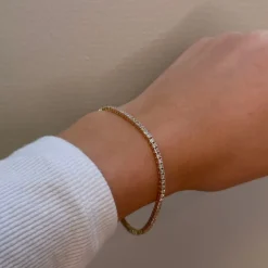 Mads Z smykker Mads Z Tennis armbånd 3357004| Guldsmykker|Armbånd