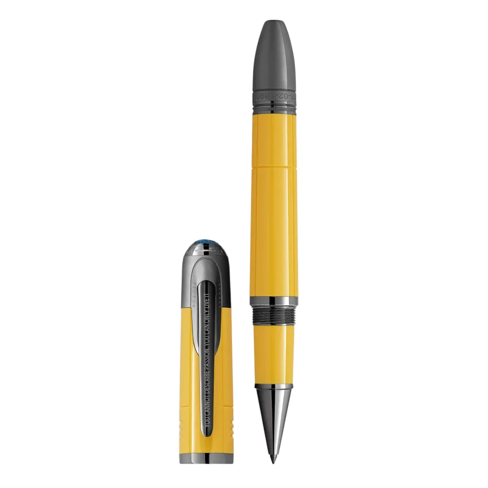 Mont Blanc Great Characters Enzo Ferrari Gialla Modena Special Edition Rollerball 130662| Skriveredskaber