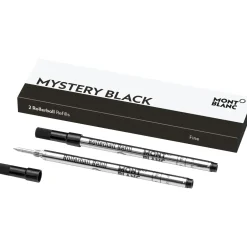 Mont Blanc Mystery Black F refill Rollerball 128230| Skriveredskaber