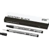 Mont Blanc Mystery Black F refill Le Grand Rollerball 128224| Skriveredskaber
