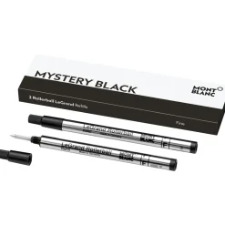 Mont Blanc Mystery Black F refill Le Grand Rollerball 128224| Skriveredskaber