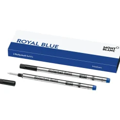 Mont Blanc Royal Blue M refill Rollerball 128233| Skriveredskaber