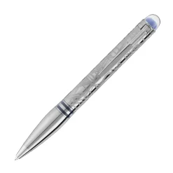 Mont Blanc StarWalker SpaceBlue Metal Ballpoint pen 130221| Skriveredskaber