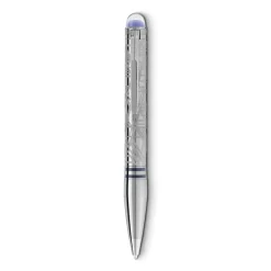 Mont Blanc StarWalker SpaceBlue Metal Ballpoint pen 130221| Skriveredskaber