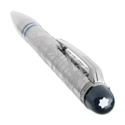 Mont Blanc StarWalker SpaceBlue Metal Ballpoint pen 130221| Skriveredskaber