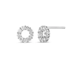Nuran smykker Nuran Emma øreringe 0,54ct Ø1050 054H| Guldsmykker|Øreringe