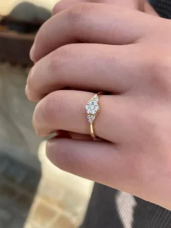 Nuran smykker Nuran Lilja ring A3040 030| Guldsmykker|Ringe