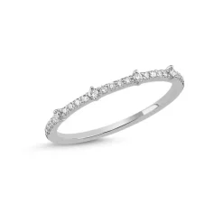 Nuran smykker Nuran Noelle ring 0,18ct A3058 018H| Guldsmykker|Ringe