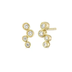 Nuran smykker Nuran Tube øreringe 0,30ct Ø1060 030| Guldsmykker|Øreringe