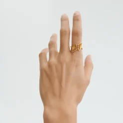 Pernille Corydon smykker Pernille Corydon Ballerina ring R-349-GP| Forgyldte Sølvsmykker|Ringe