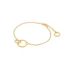 Pernille Corydon smykker Pernille Corydon Double Twisted armbånd B-228-GP| Forgyldte Sølvsmykker|Armbånd