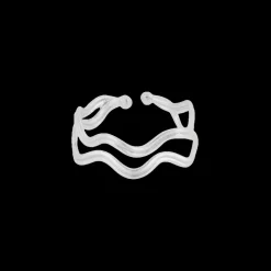 Pernille Corydon smykker Pernille Corydon Double Wave ring R-456-S| Sølvsmykker|Ringe